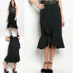 Black Tulip Skirt